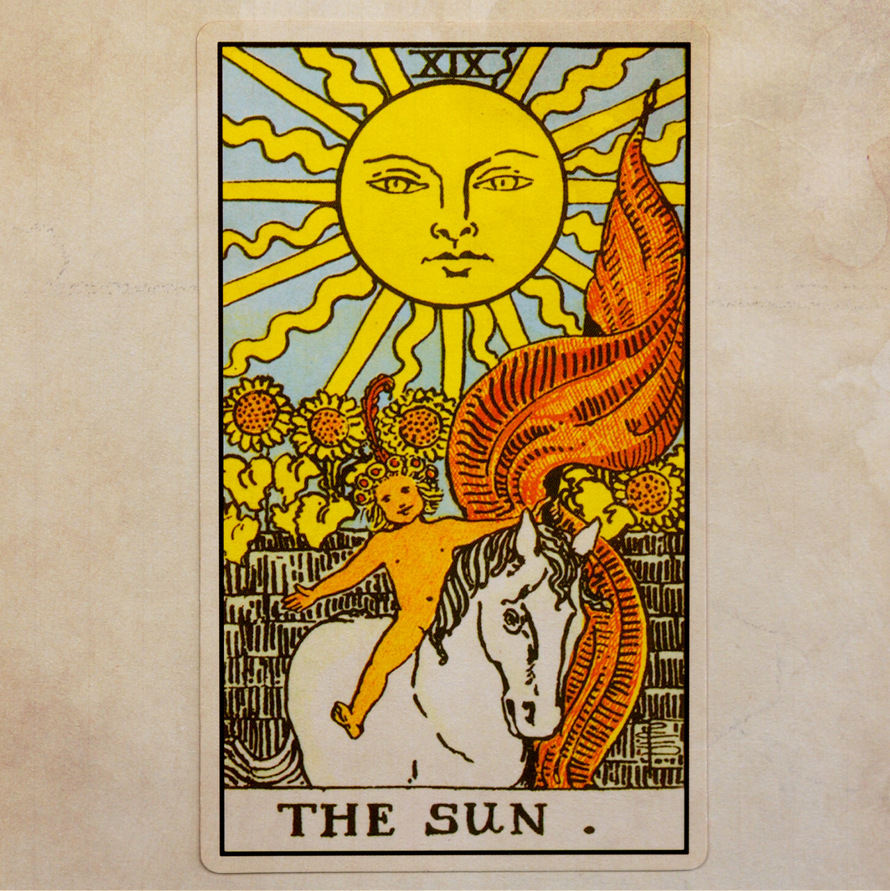 ไพ่ยิบซี The Sun