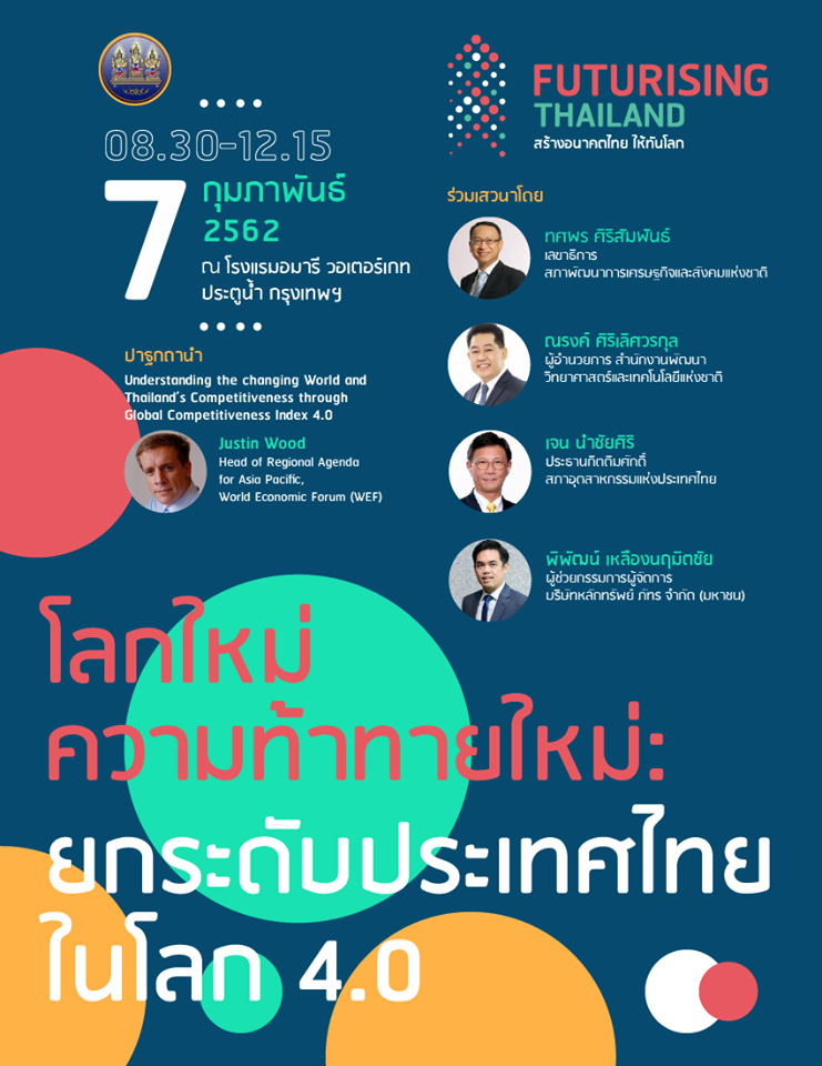 สภาพัฒน์ ประเทศไทย 4.0