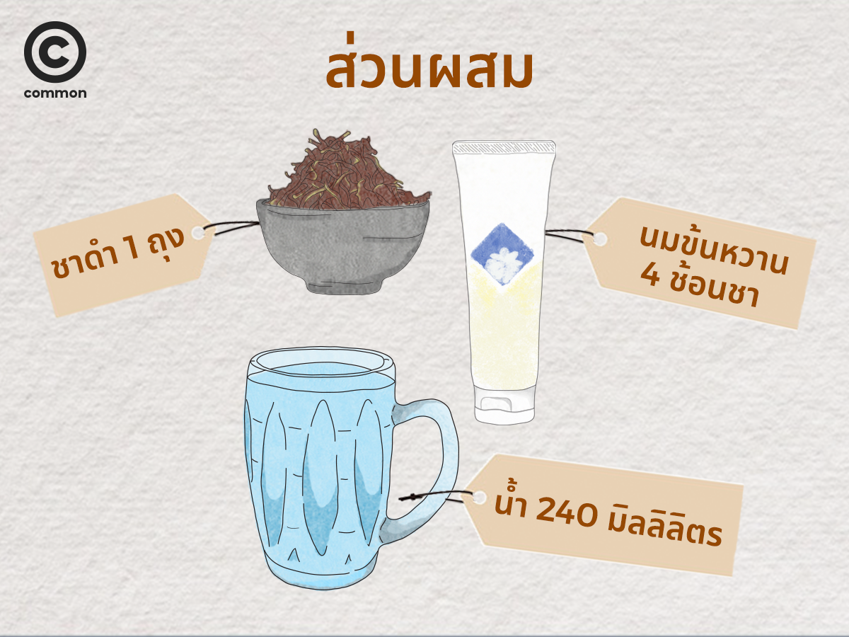 ชาชัก นมข้นหวาน ตรามะลิ