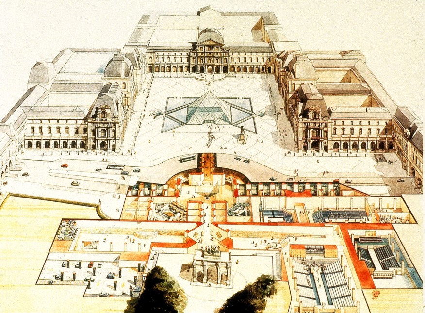 Louvre pyramid 