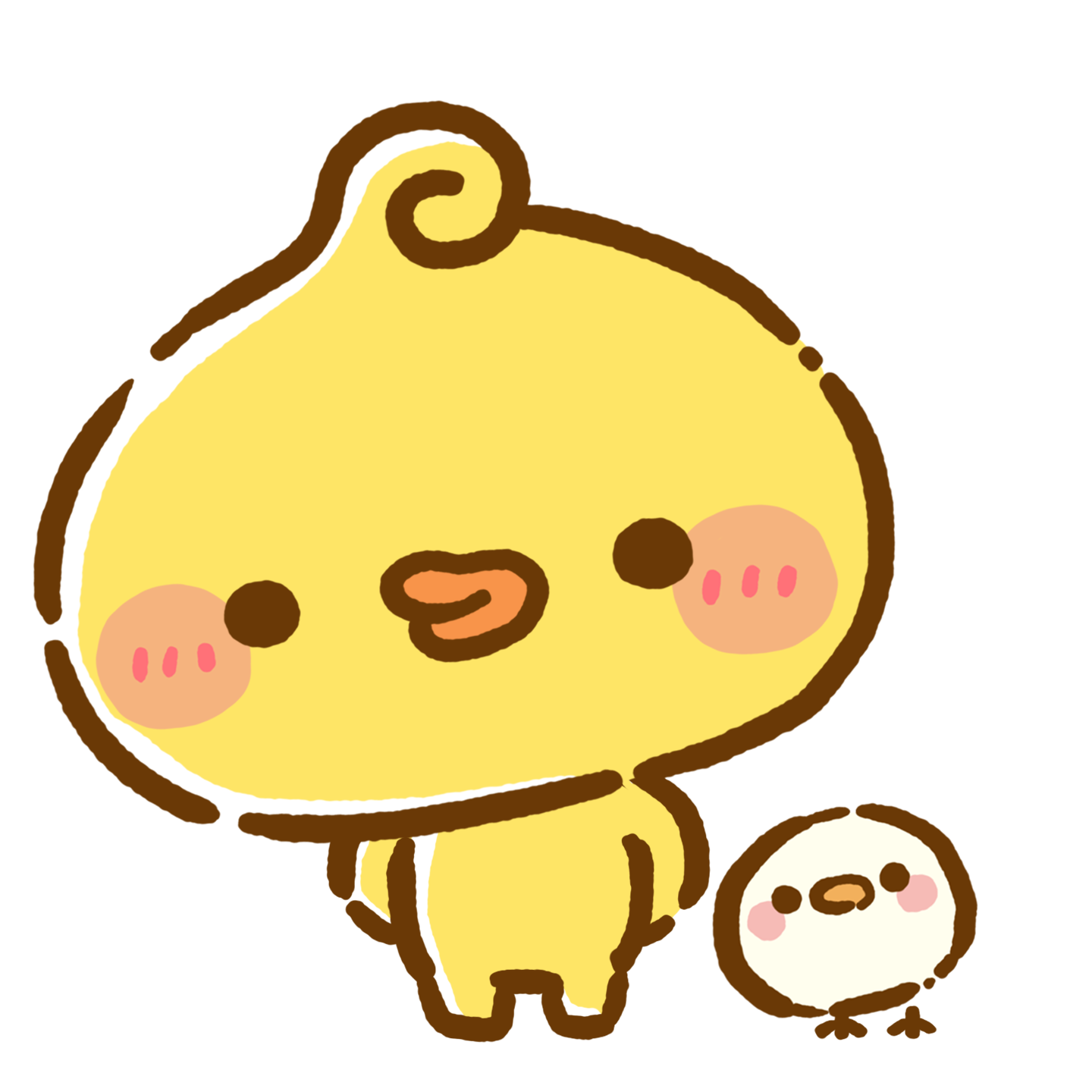 Piyomaru sticker character