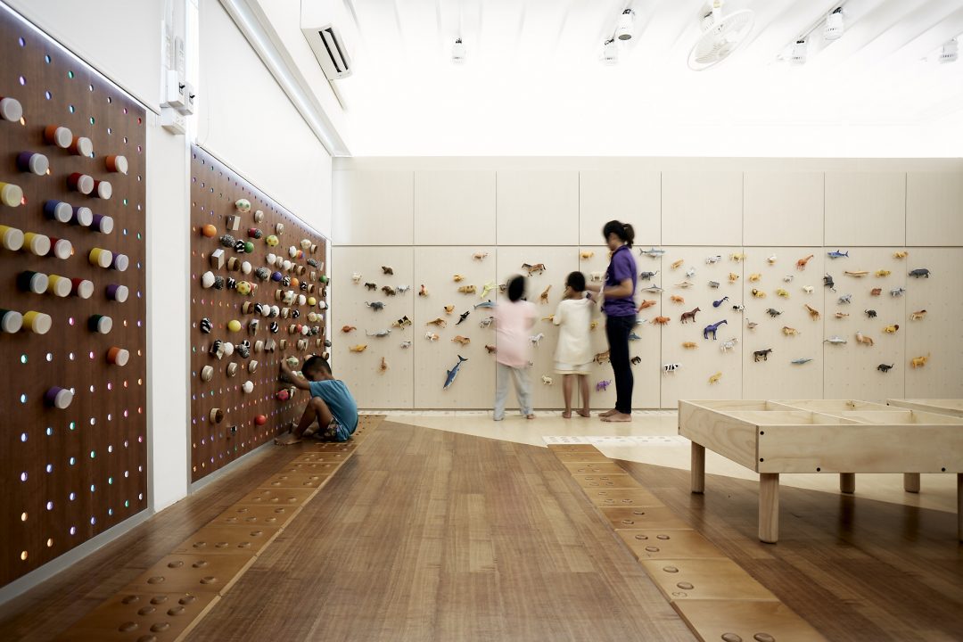 class room for blind 