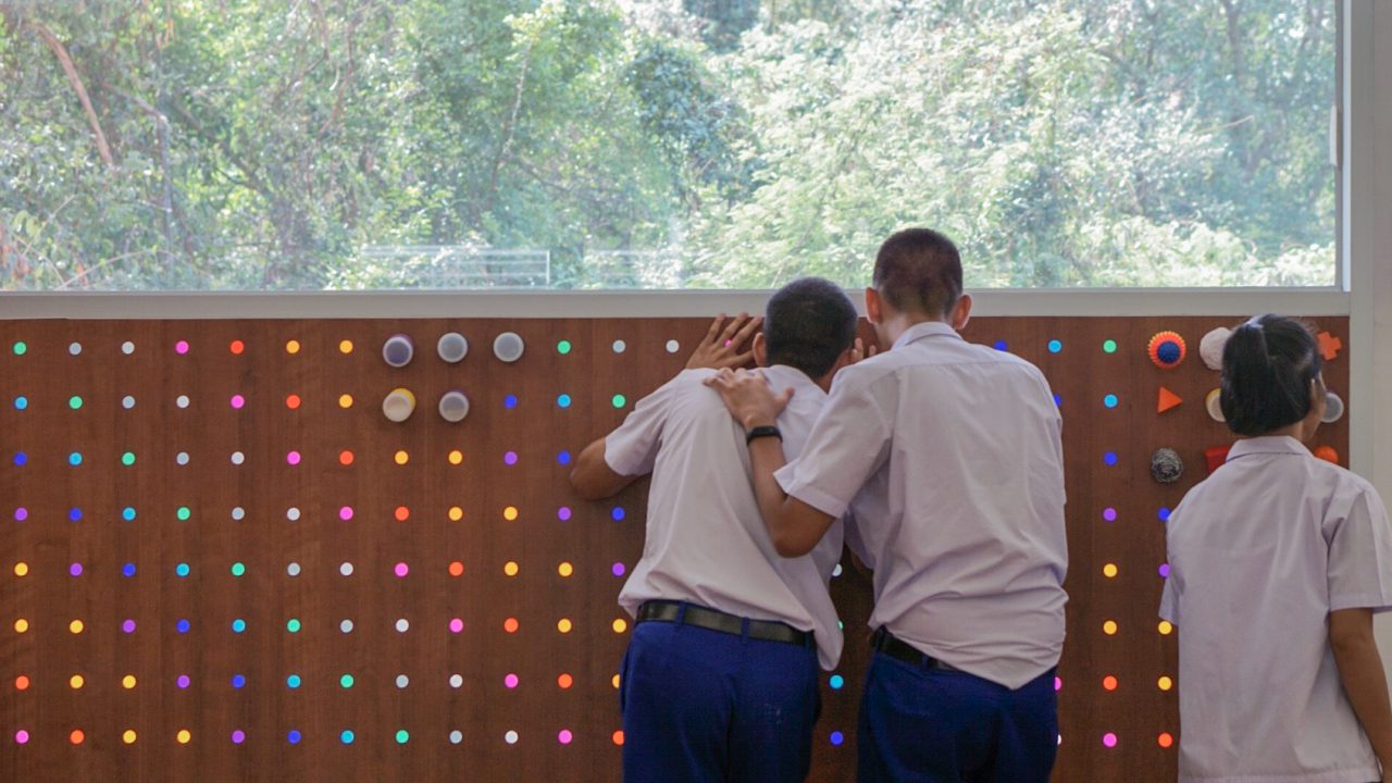 class room for blind 