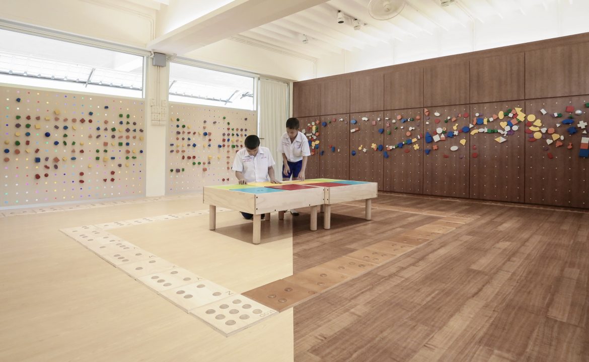 class room for blind 