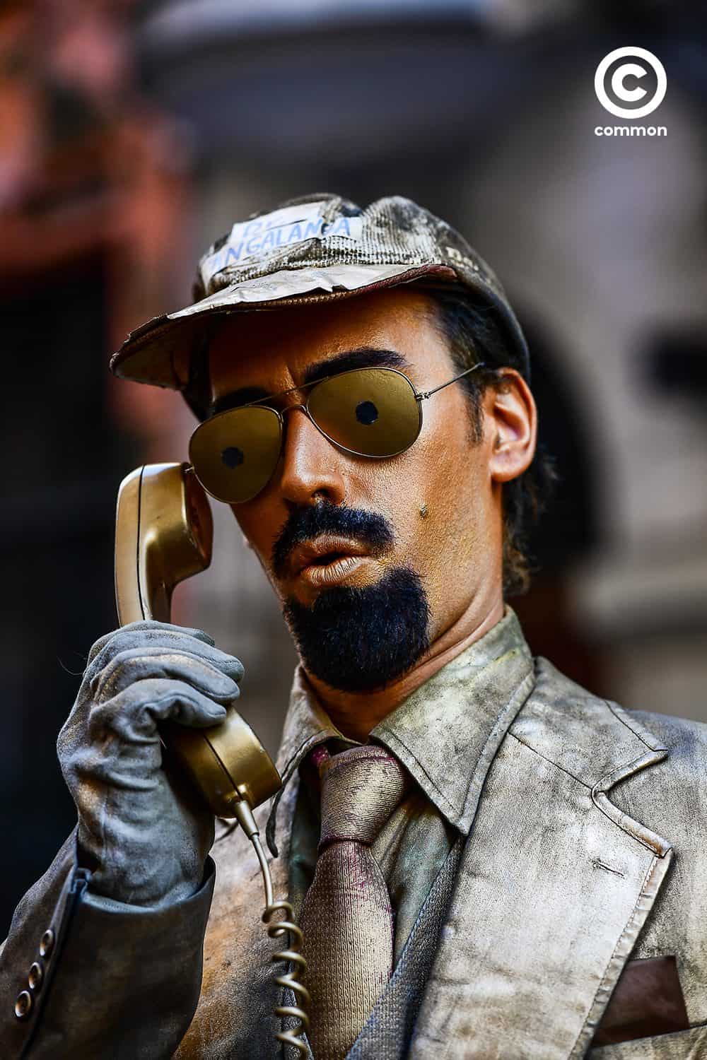 living statue รูปปั้น รูปปั้นคนเป็น รูปปั้น ขยับได้ มีชีวิต ศิลปิน ข้างถนน การแสดง บัวโนสไอเรส
