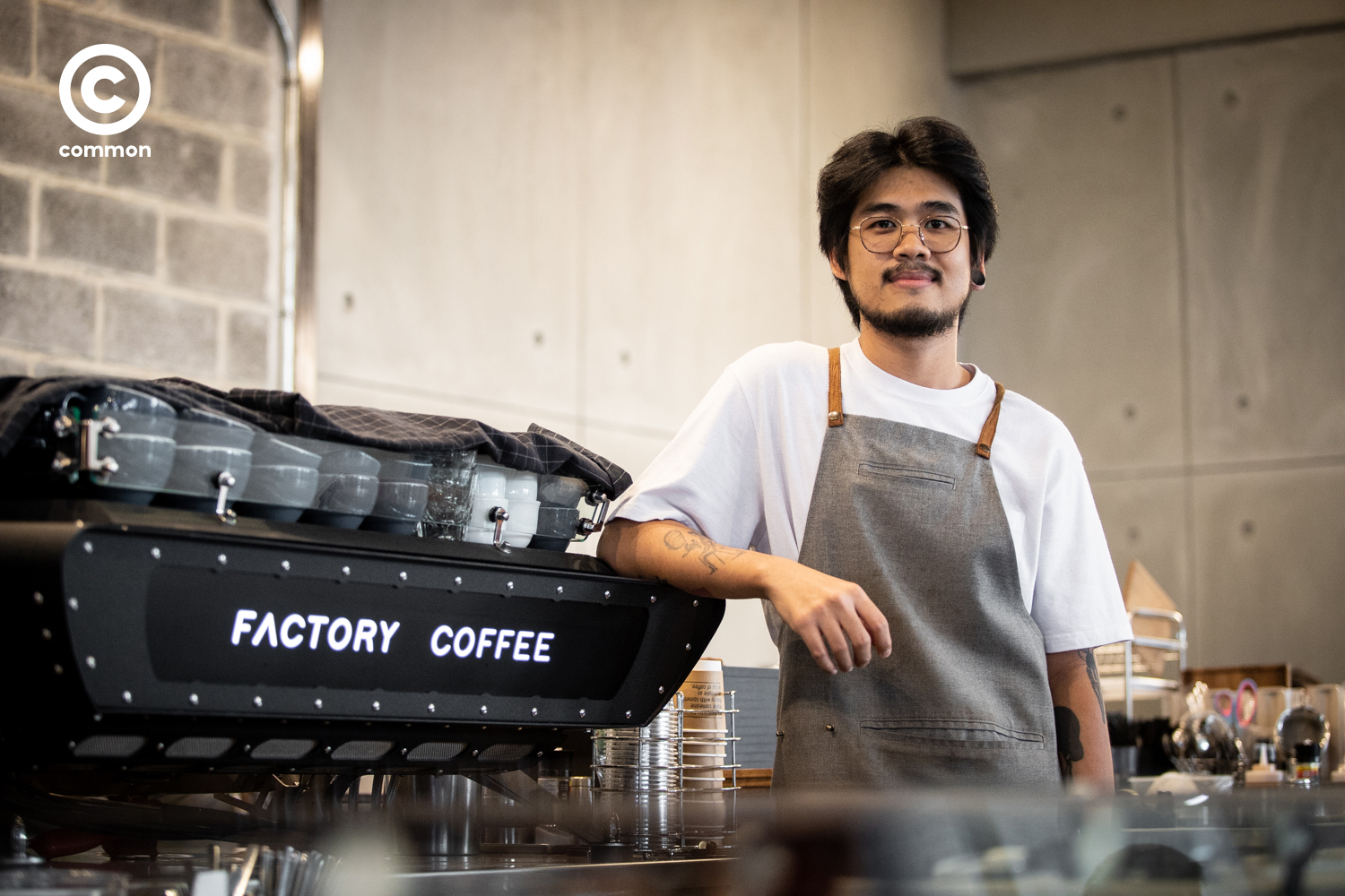อธิป อาชาเลิศตระกูล แมน บาริสต้า Coffee Factory กาแฟที่ดี
