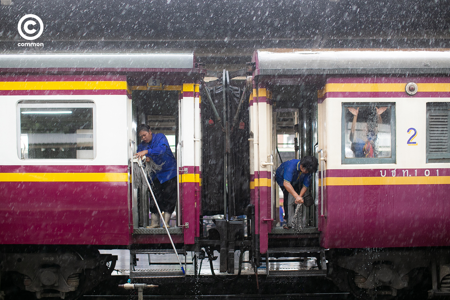 #สถานีรถไฟหัวลำโพง #พนักงานทำความสะอาด #CULTURE #becommon 