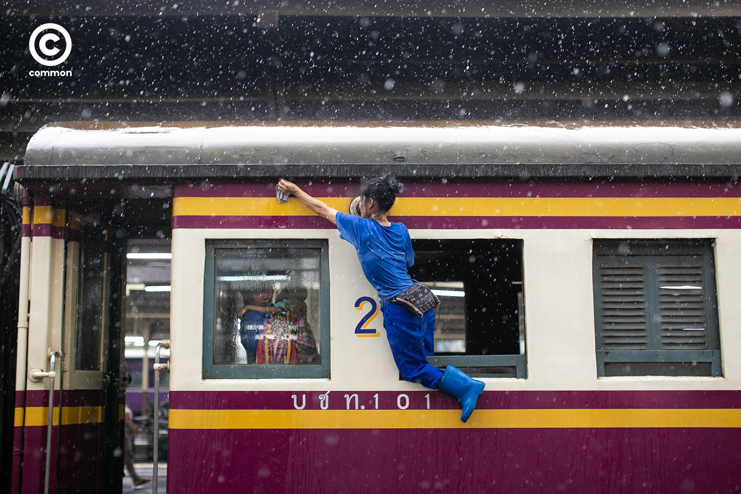#สถานีรถไฟหัวลำโพง #พนักงานทำความสะอาด #CULTURE #becommon 