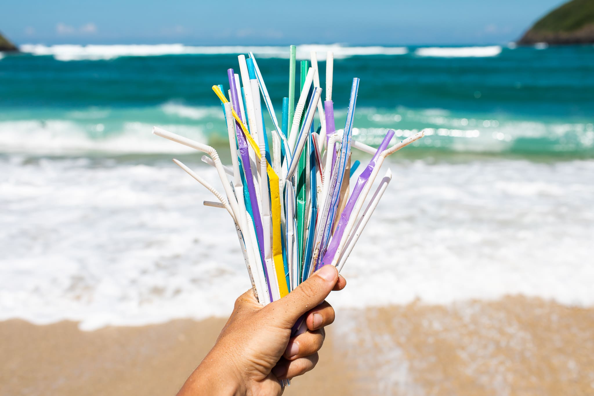 plastic straw