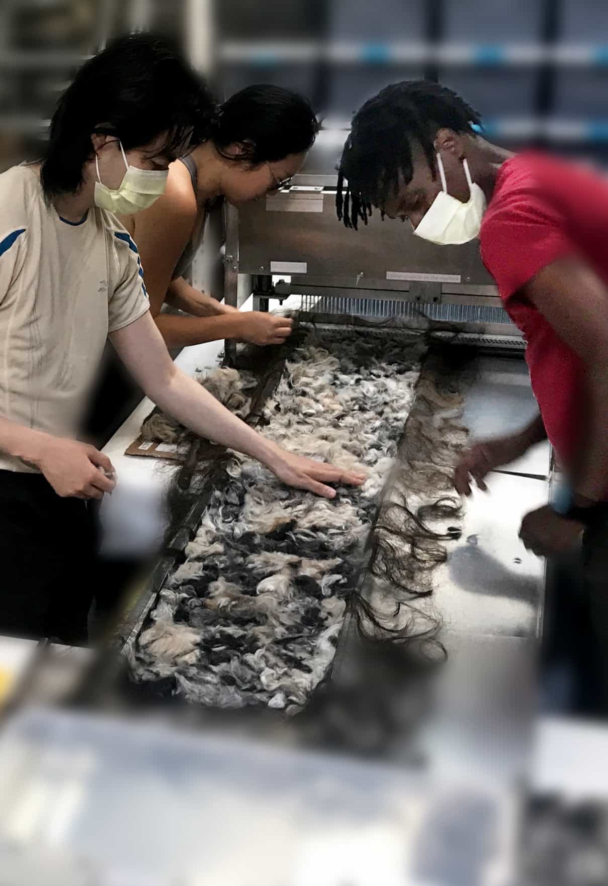 human hair mats